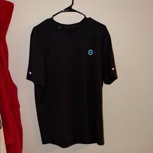 Under Armour Black Tee with Holographic Emblem